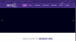Desktop Screenshot of irisdayspas.com